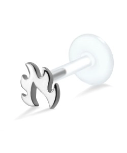 Flame Shaped Labrets Push-in LA-1001
